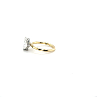 Belinda 2 Tone Engagement Ring (Ready to Ship)