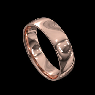 Solid Gold Men’s Wedding Band